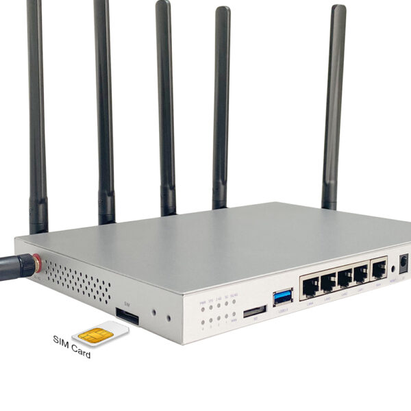 Classic metal case 4G modem openwrt wifi router
